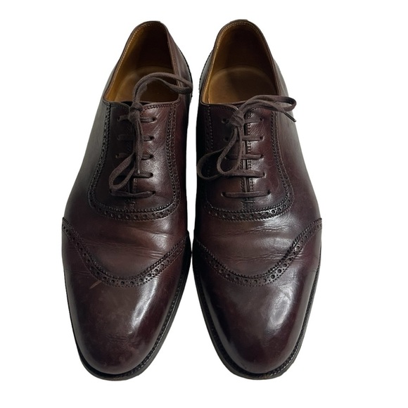 $1700 SAINT CRISPIN\'S 564 GE8 Brown Wingtip Oxford Shoe Trees UK 7F main image 12